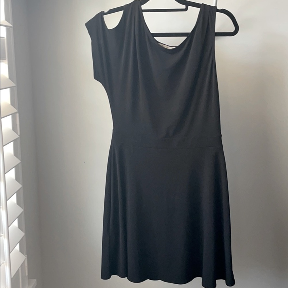 BCBG black dress.